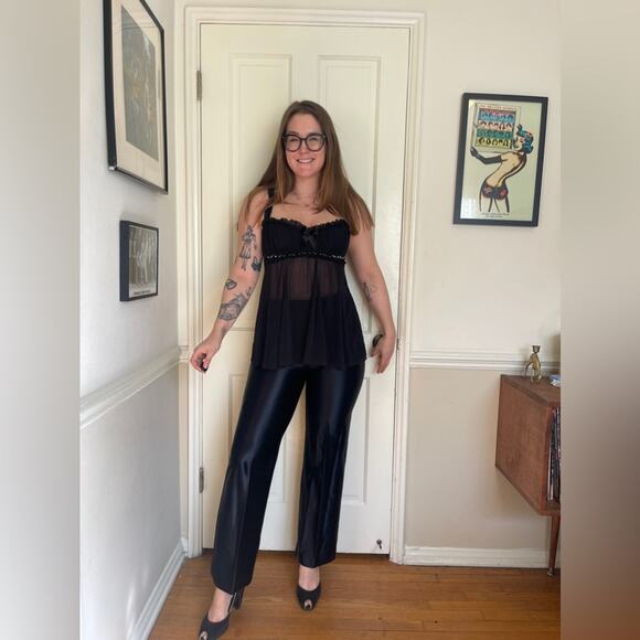 Y2K Vintage Fredricks of Hollywood Sheer Bustier Top - Picture 5 of 13